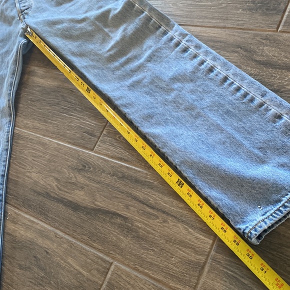 Levi  501 Bucksaw Logger Jeans Mens size Suspender buttons Blue Vintage 30”/31” - Picture 8 of 9